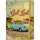 Nostalgic Σημειωματάριο Volkswagen VW Bulli Lets Get Lost