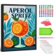 Splat Planet Σετ Diamond Painting Aperol Spritz σε Καμβά με Τελάρο - 2