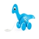 Pin Toys Ξύλινη Τρεχαλίτσα Δεινόσαυρος Βραχιόσαυρος - 1