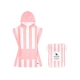 Dock & Bay Παιδικό Πόντσο Quickdry Malibu Pink Microfiber 6-10 ετών