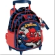 Must Team Trolley Νηπιαγωγείου Spiderman Blue 2 Θήκες