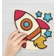 Splat Planet Mess Free Σετ Χειροτεχνίας με Πηλό Space - 5