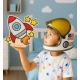 Splat Planet Mess Free Σετ Χειροτεχνίας με Πηλό Space - 7