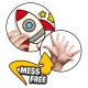 Splat Planet Mess Free Σετ Χειροτεχνίας με Πηλό Space - 9