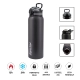 AlpinTec Wayfarer Ανοξείδωτο Παγούρι - Θερμός 1000ml Γκρι