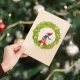 Cozywood Ξύλινη Χριστουγεννιάτικη Κάρτα Wreath - 3