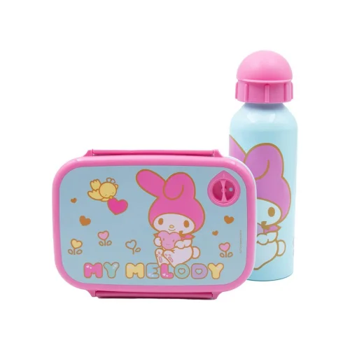 Διακάκης Σετ Φαγητοδοχείο Πλαστικό - Παγούρι Αλουμινίου My Melody