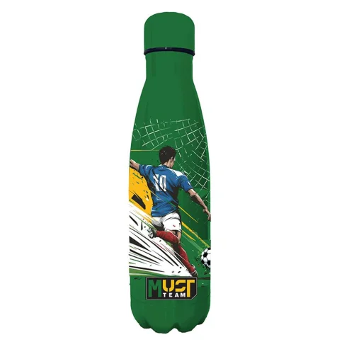 Must Team Παγούρι Θερμός Ανοξείδωτο με Καπάκι Football 500 ml