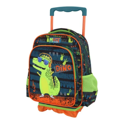 Must Team Trolley Νηπιαγωγείου Δεινοσαυράκι Μουσική 2 Θήκες