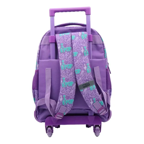 Must Team Τσάντα Trolley K Pop Μωβ 3 Θήκες
