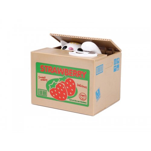 i-total Κουμπαράς Cat Plastic Box