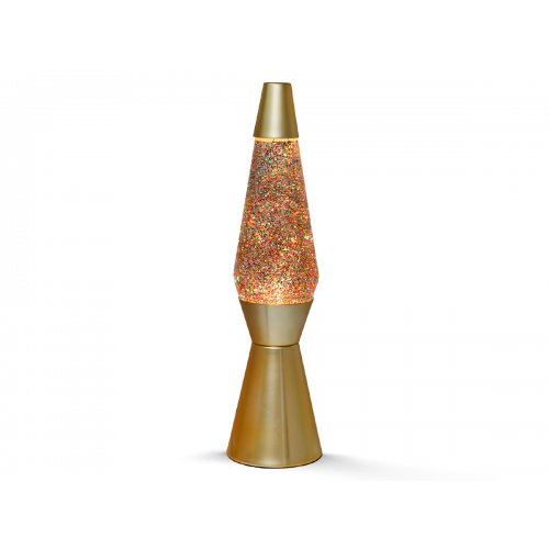 itotal Λάμπα Lava Gold Glitter Lamp