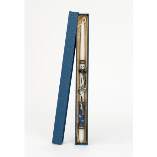 Λαμπάδα Στρογγυλή Μίνι Τριφύλλι