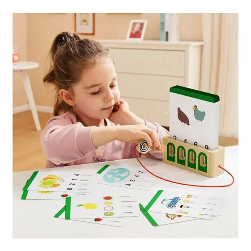 Top Bright Ξύλινο Εκπαιδευτικό Παιχνίδι Logical Key Game Advanced Montessori Play