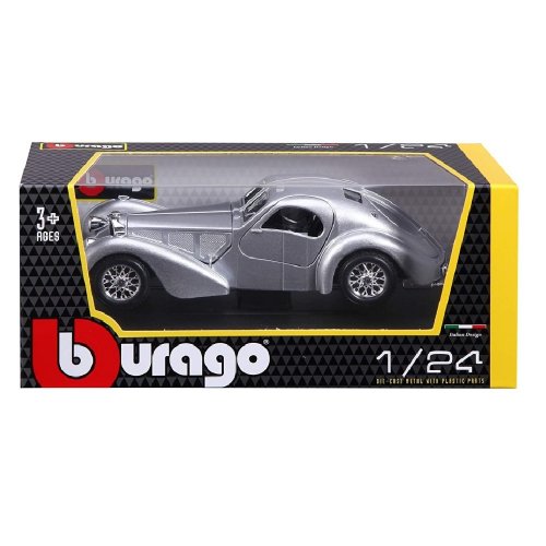 Bburago 1/24 Bugatti Atlantic (1936) Μεταλλική Μινιατούρα - 3