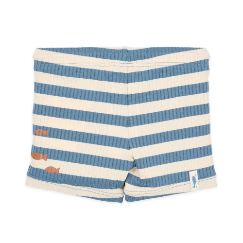 Little Dutch Παιδικό Μαγιό για Αγόρια Ocean Blue Stripes 6-12 μηνών