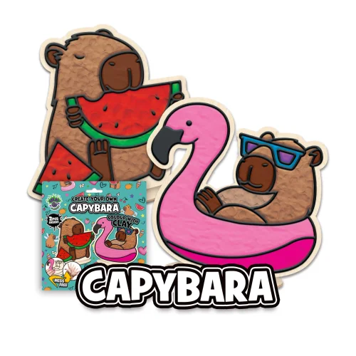 Splat Planet Mess Free Σετ Χειροτεχνίας με Πηλό Capybara