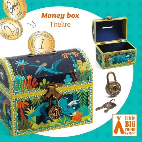 Djeco Ξύλινος Κουμπαράς με Κλειδαριά