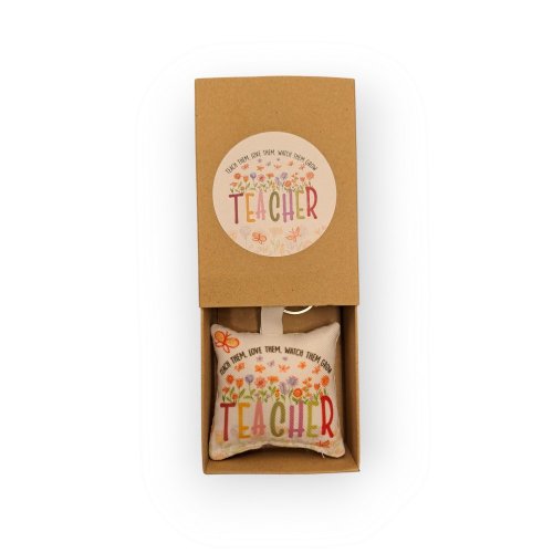 Μπρελόκ Μαξιλαράκι με Κουτί Teacher