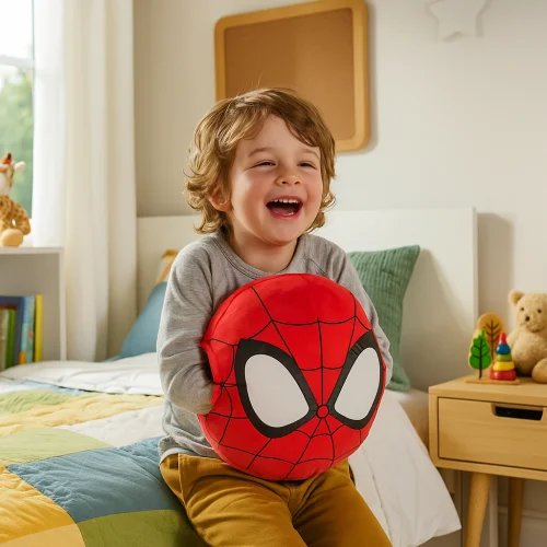 Noxxiez Λούτρινο Μαξιλάρι για Ζεστά Χέρια Spiderman