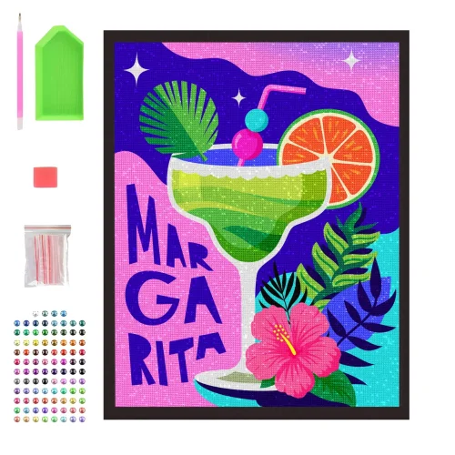 Splat Planet Σετ Diamond Painting Margarita σε Καμβά με Τελάρο