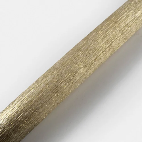 Λαμπάδα Στρογγυλή Ξυστή με Χρυσό με Μπρονζε