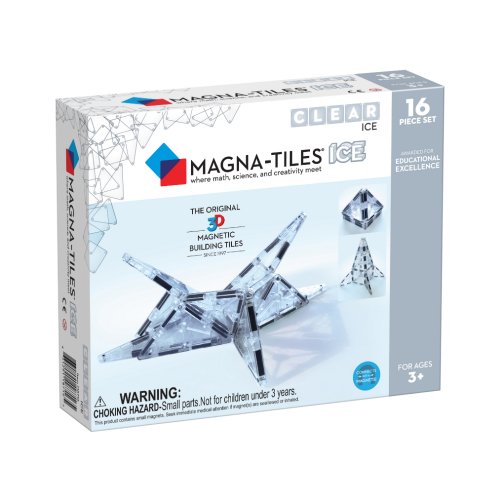 Magna-Tiles Μαγνητικό Παιχνίδι 16 Κομματιών Ice - 1