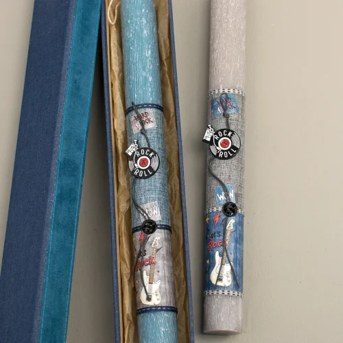 Λαμπάδα Στρογγυλή Χοντρή Κονκάρδα Βινύλιο