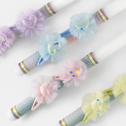 Λαμπάδα Στρογγυλή με Κοκαλάκι Καρδιά