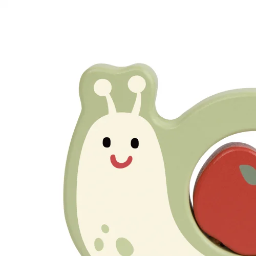 Classic World Ξύλινη Κουδουνίστρα Σαλιγκάρι