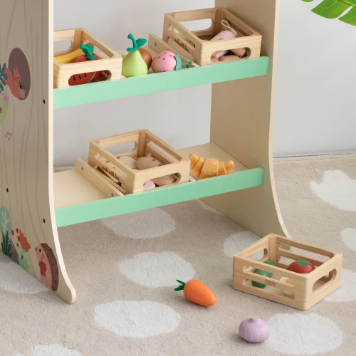 Classic World Ξύλινο Καλάθι με Ψωμί