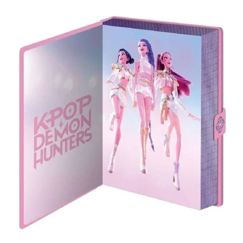 Pyramid Σημειωματάριο A5 Με Δερμάτινο Εξώφυλλο K-Pop Demon Hunters