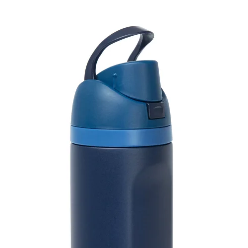 Yolo Μεταλλικό Θερμός 2 σε 1 Blue Navy 700ml