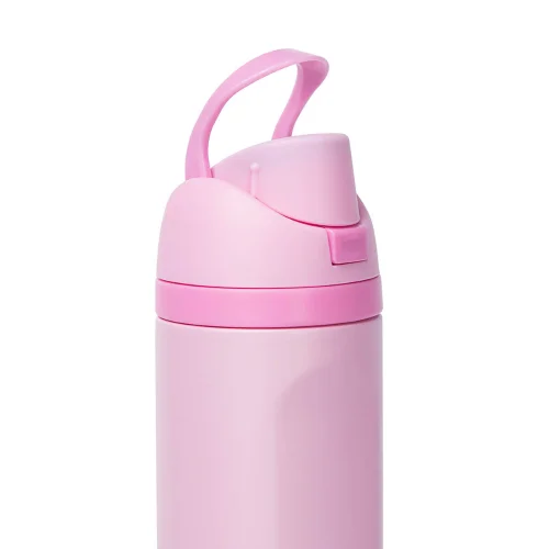 Yolo Μεταλλικό Θερμός 2 σε 1 Pink 700ml