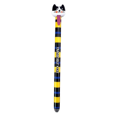 Gim Erasable Pen Cat Yellow