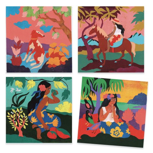Djeco Inspired by Paul Gauguin Ζωγραφική με Ακουαρέλα Πολυνησία - 2