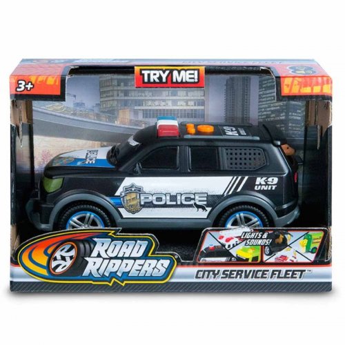 Nikko ROAD RIPPERS City Service Fleet – Police SUV with Dog - 1