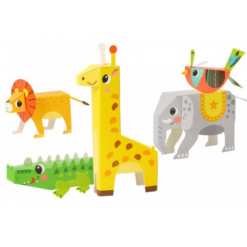 Tooky Toy Σετ Οριγκάμι 3D Ζώα - 5