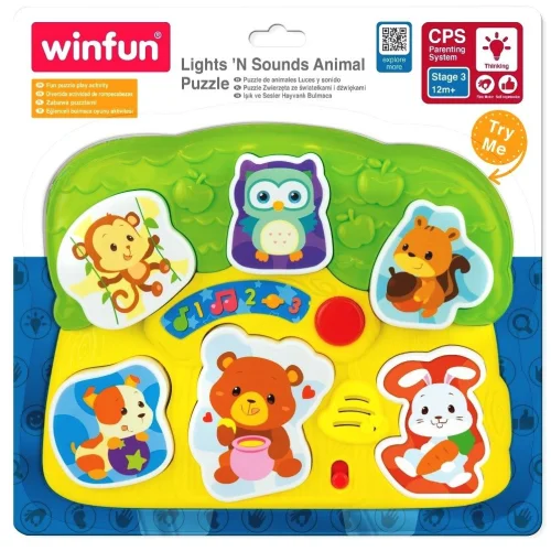 Winfun Παζλ Ζωάκια με Φώτα και Ήχους