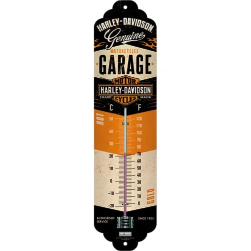 Nostalgic Θερμόμετρο Harley Davidson Garage