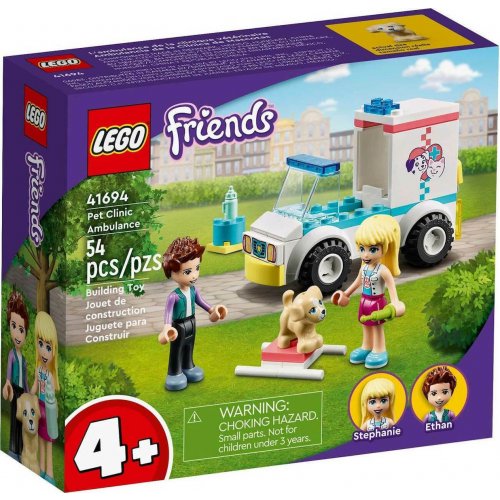 Lego Friends Ασθενοφόρο Κλινικής Κατοικίδιων Ζώων - 1