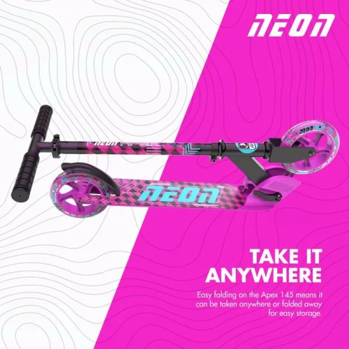 Y-Volution Πατίνι Neon Apex 145 Ροζ