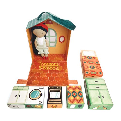 Svoora Κουκλόσπιτο με Υφασμάτινη Κούκλα Μάγια