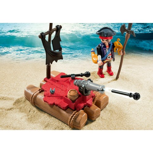 Playmobil Pirates Βαλιτσάκι Πειρατής με Σχεδία - 5