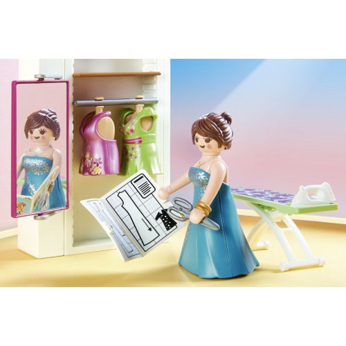 Playmobil Dollhouse Υπνοδωμάτιο με Ατελιέ Ραπτικής