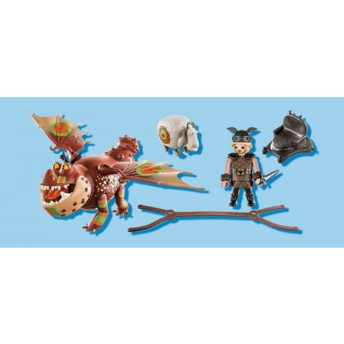Playmobil Dragons Λέπιας Και Χοντροκέφαλος - 6