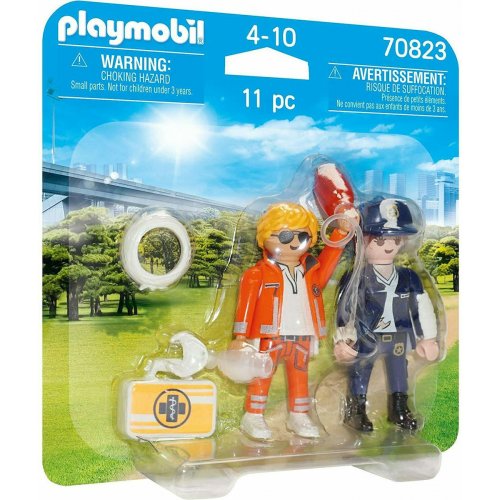 Playmobil City Action DuoPack Διασώστης και Αστυνομικός - 1