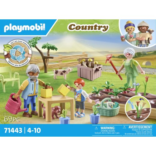 Playmobil Country Ο Λαχανόκηπος του Παππού και της Γιαγιάς