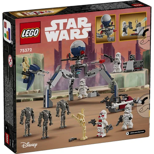 Lego Star Wars Clone Trooper & Battle Droid Battle Pa
