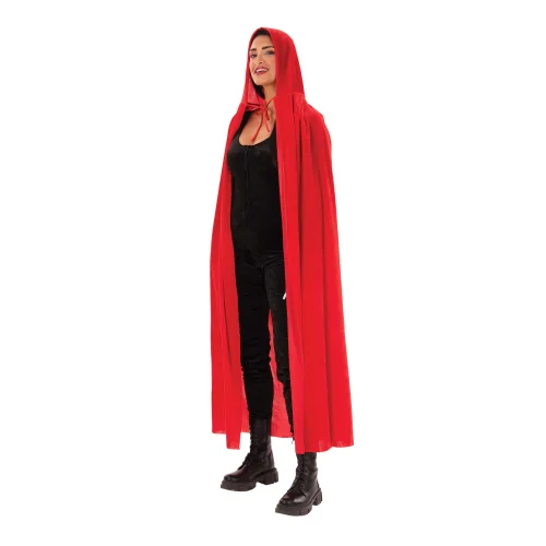 Αποκριάτικη Κάπα Κόκκινη Ντόμινο Νο One Size